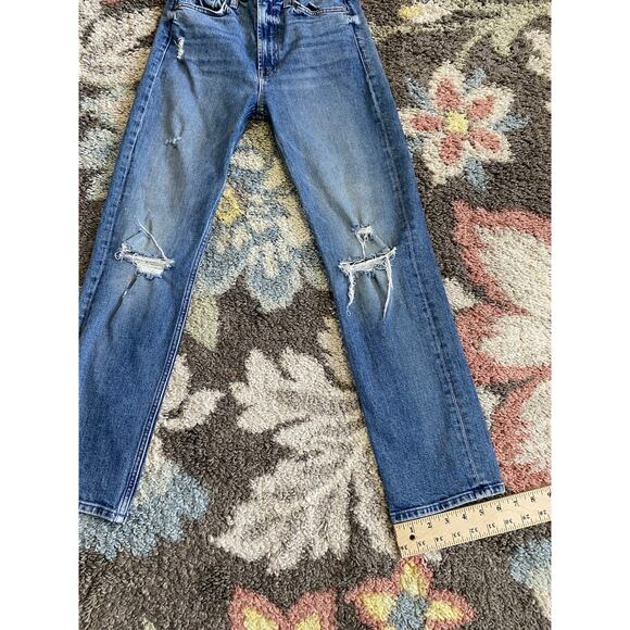 MOTHER Superior Jeans Womens Sz 26 Rider Ankle Far Beyond The Sky Casual Pants - Picture 11 of 12